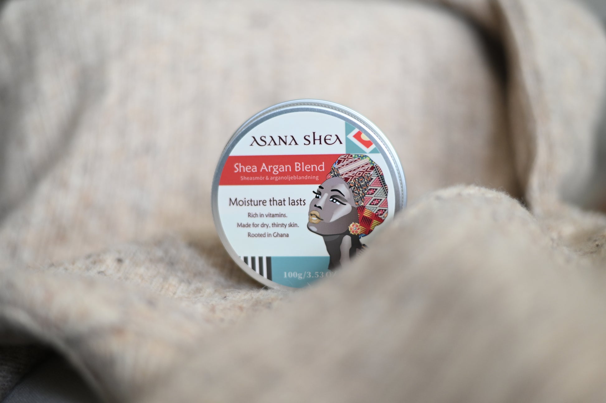 Asana Shea Sheasmör & Arganolja – fuktgivande kroppsolja